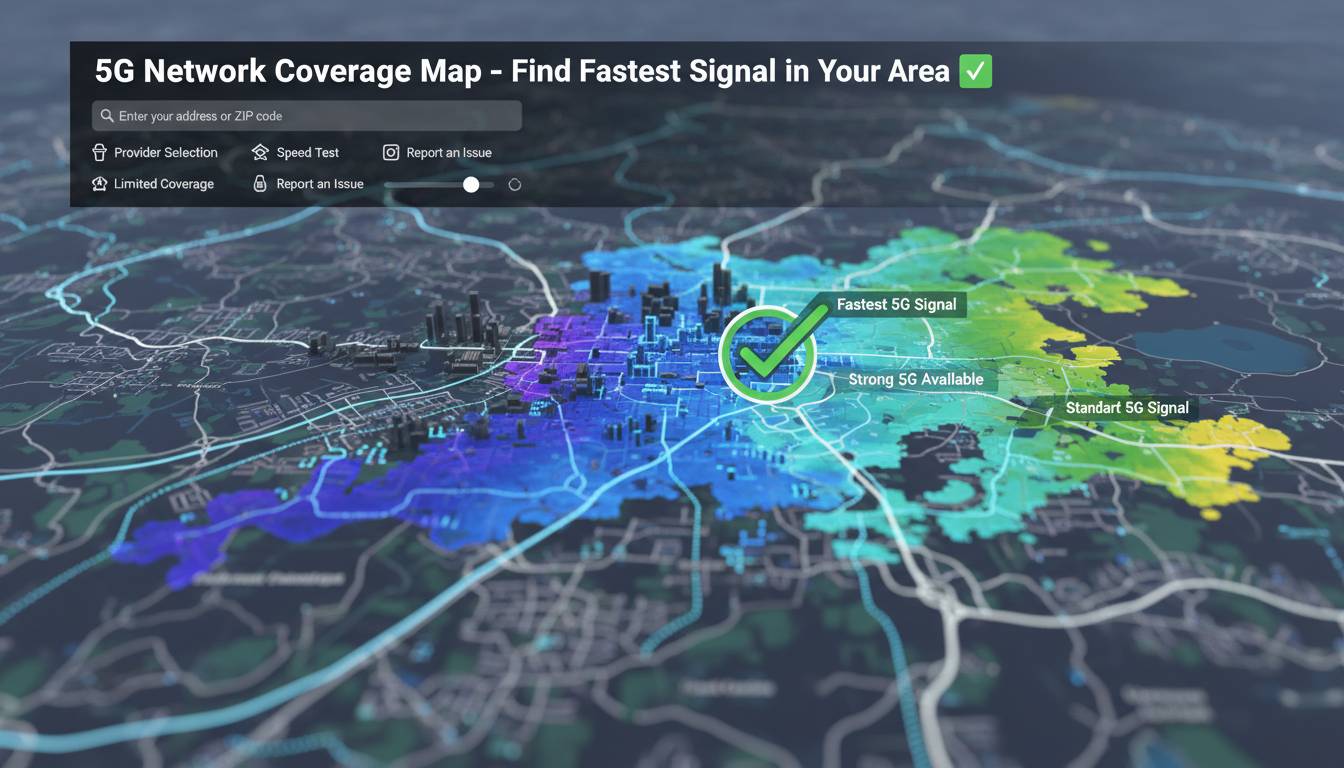 5G Network Coverage Map – Find Fastest Signal in Your Area ✓