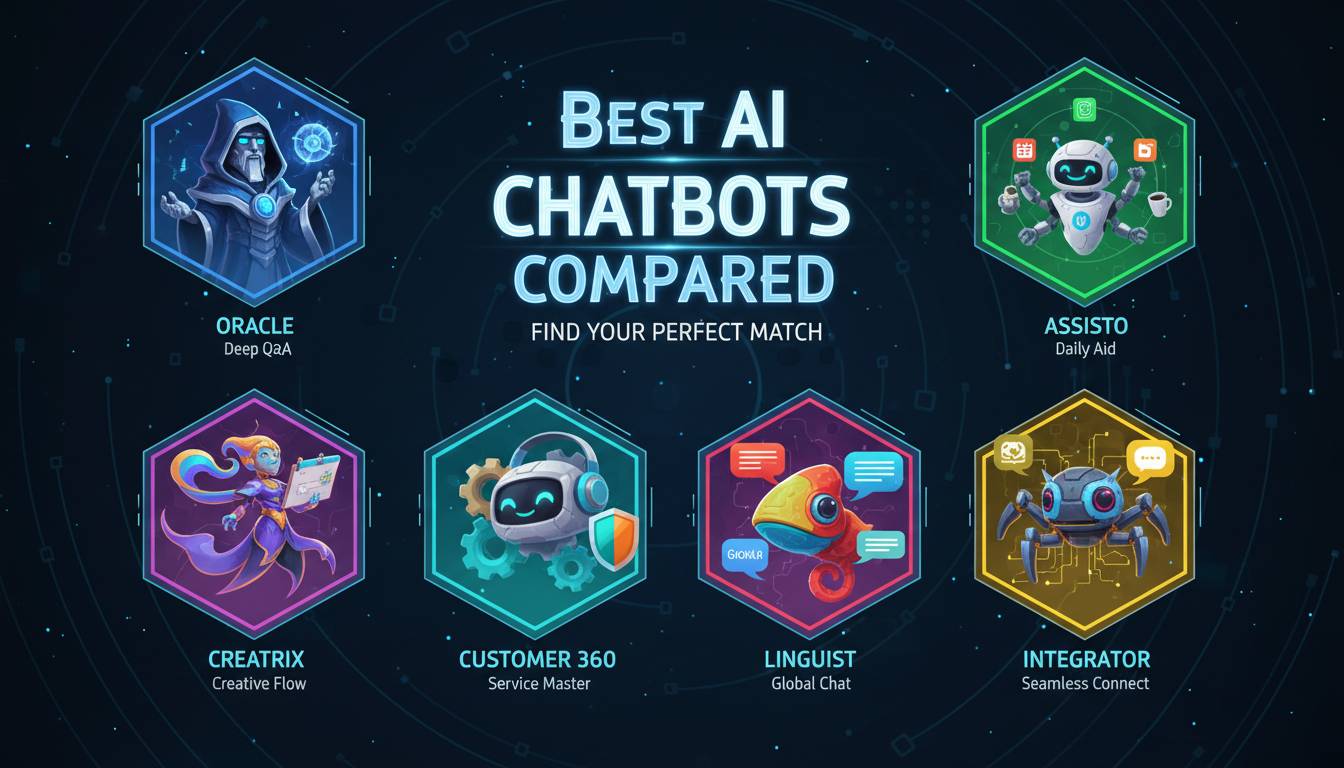 Best AI Chatbots Compared – Find Your Perfect Match