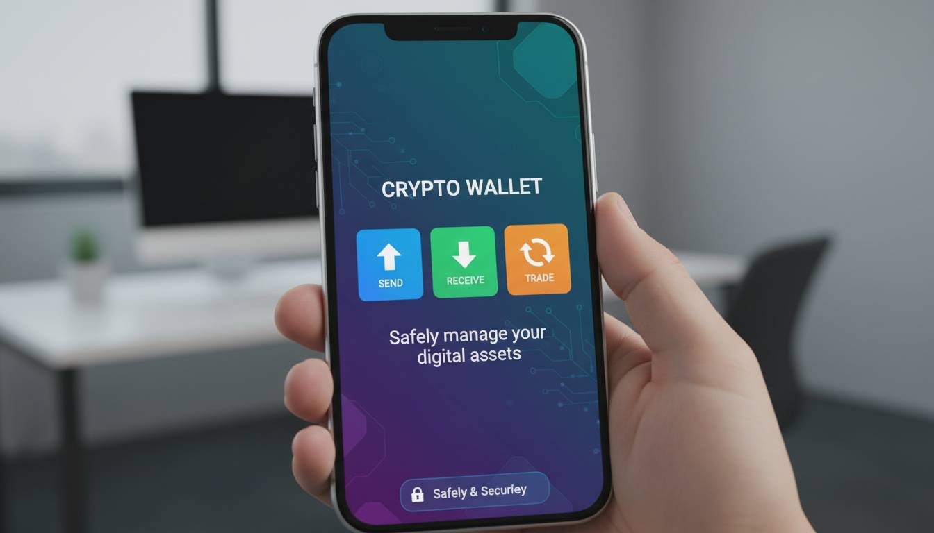 Crypto Wallet App – Send, Receive & Trade Crypto Safely