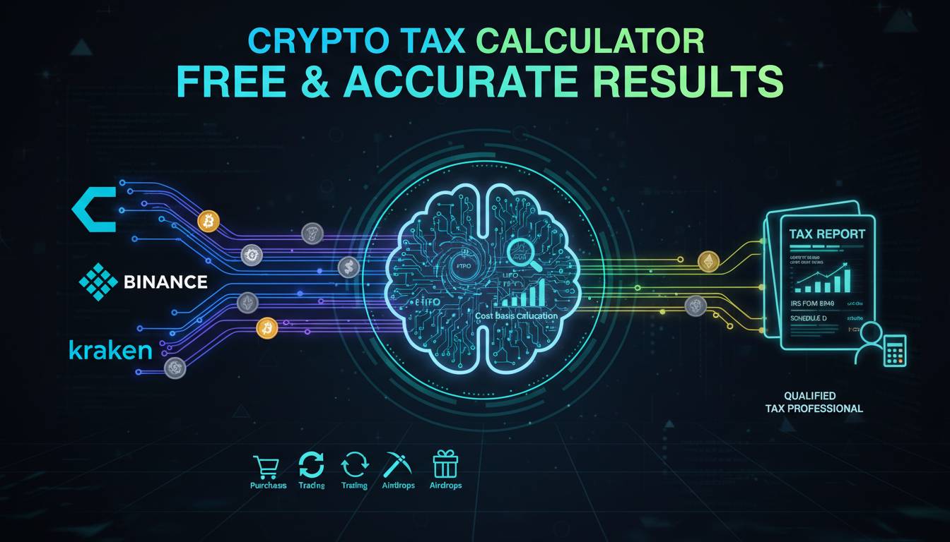 Cryptocurrency Tax Calculator – Free & Accurate Results