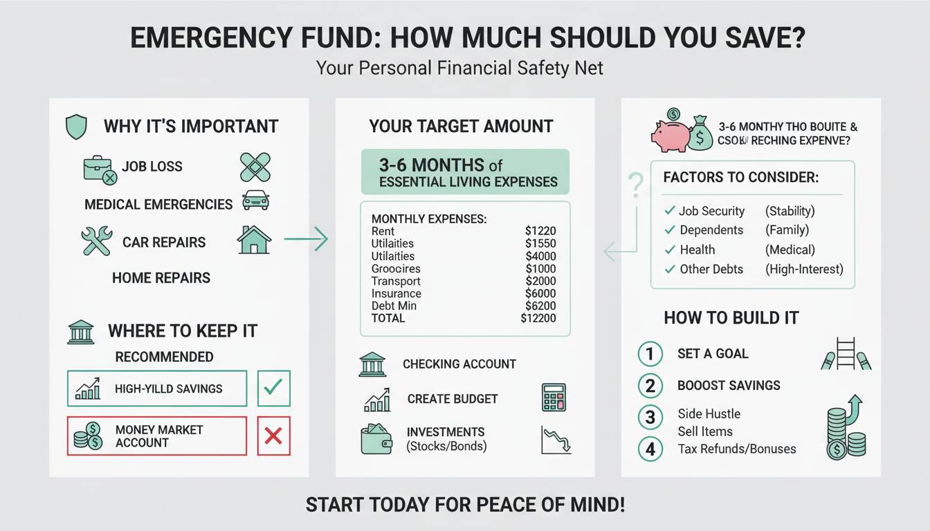Emergency Fund How Much Should You Save? | Guide